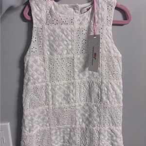 Vineyard Vines White Eyelet Dress
